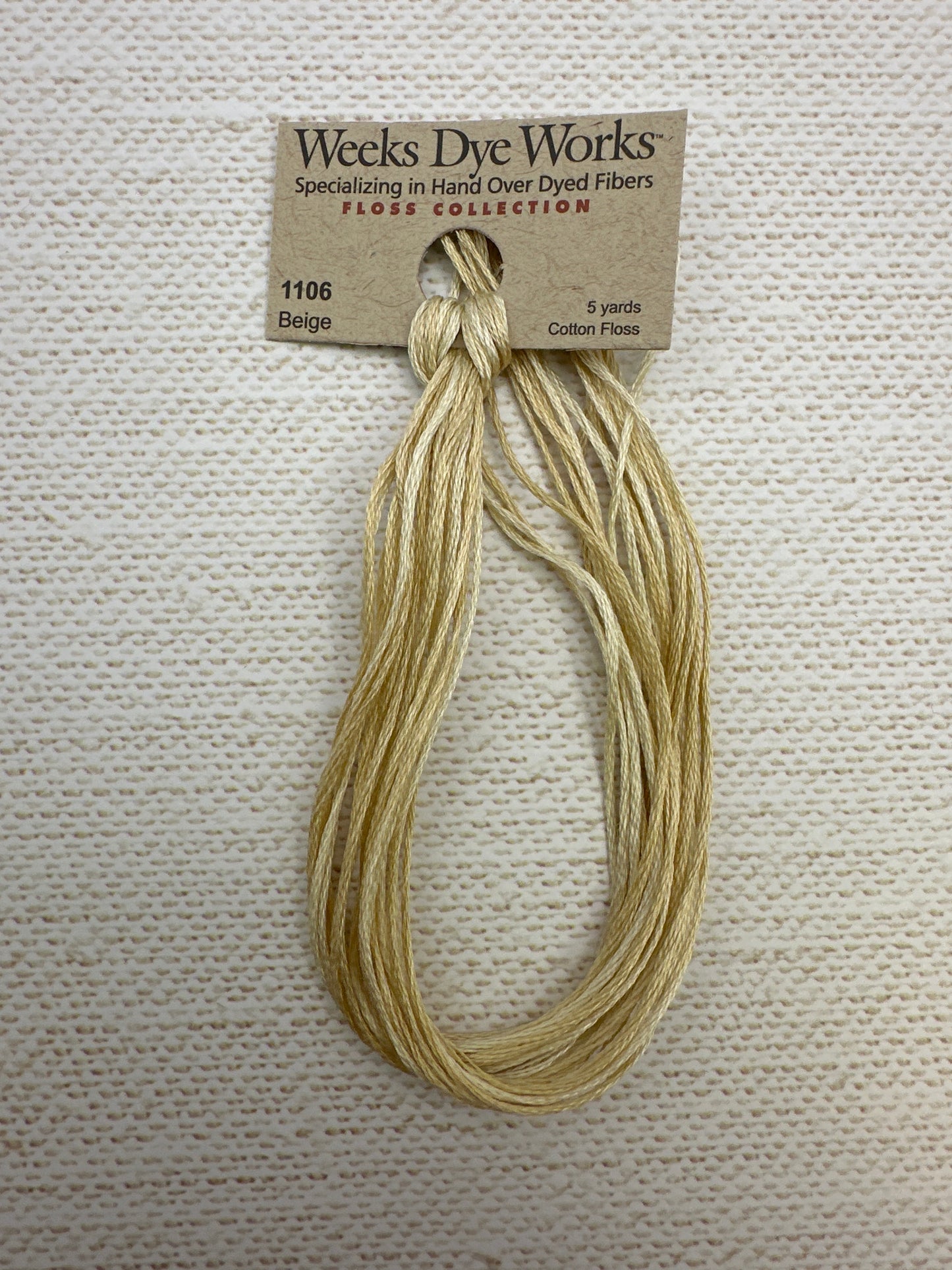 Weeks Dye Works Floss Beige