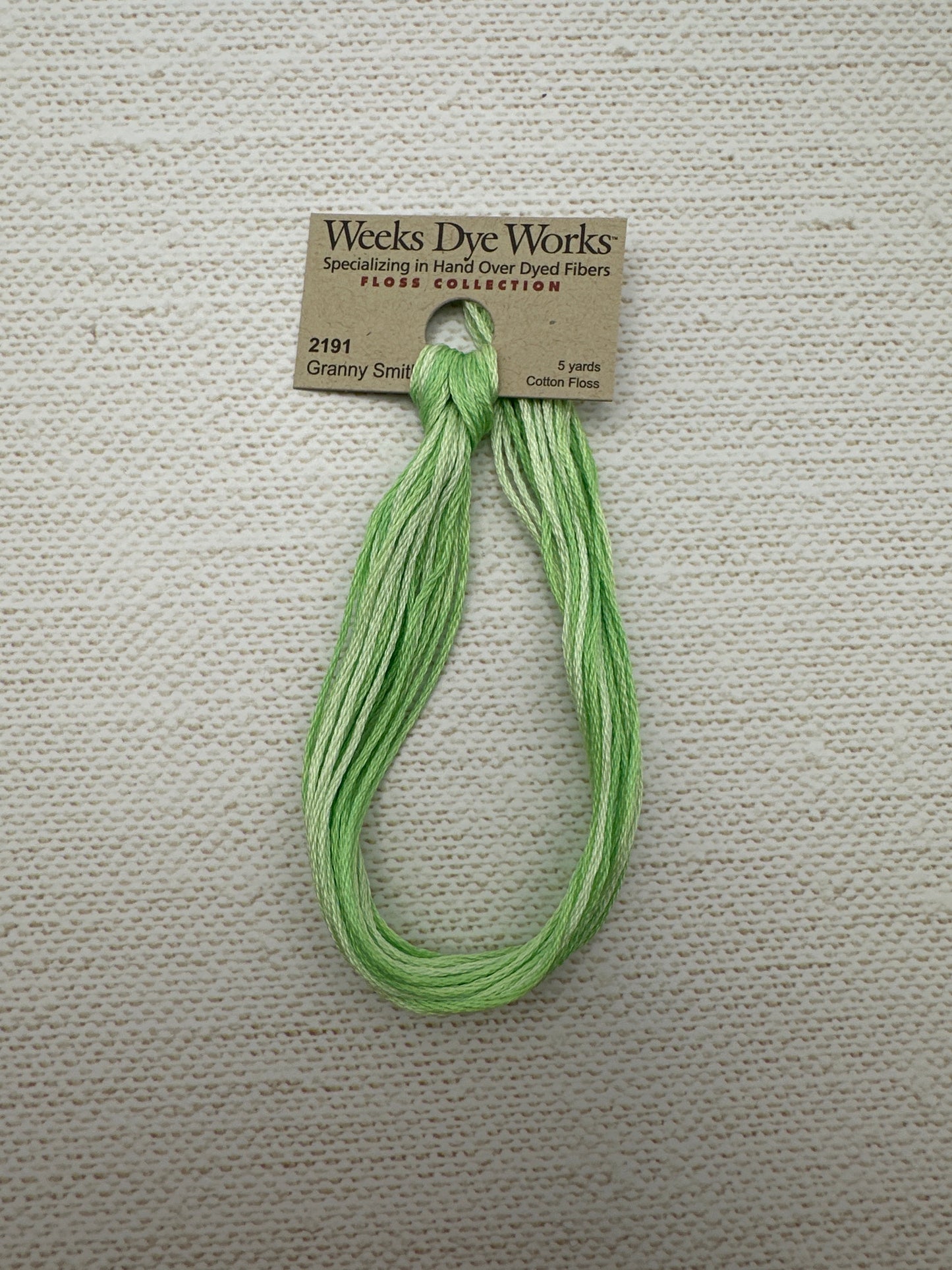 Weeks Dye Works Floss Granny Smith
