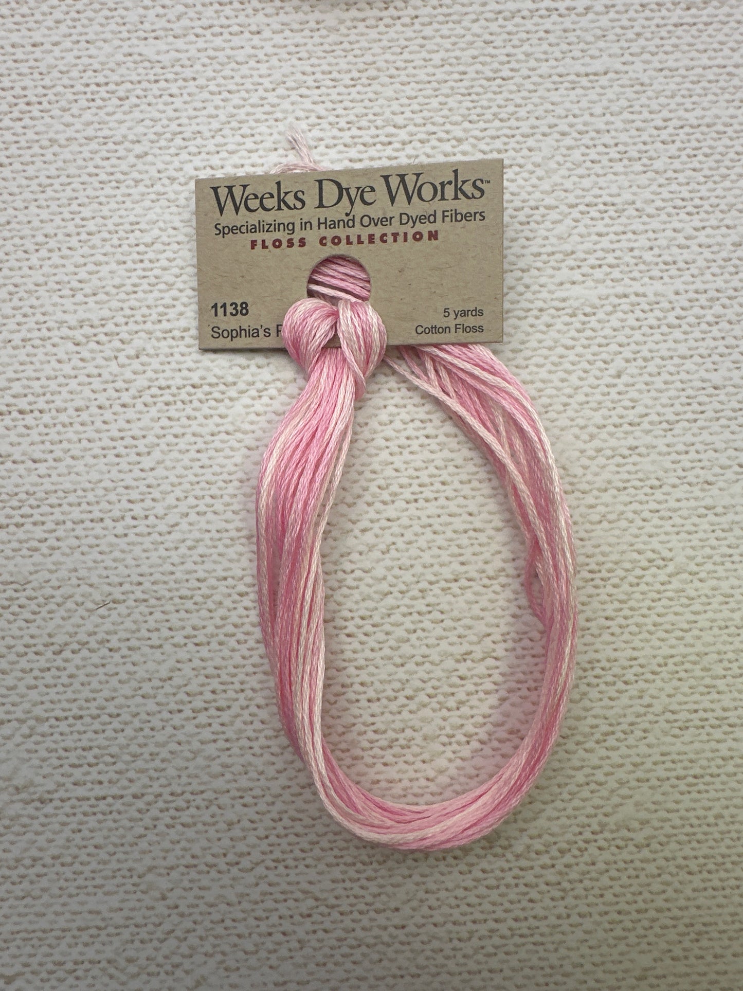 Weeks Dye Works Floss Sophia's Pink