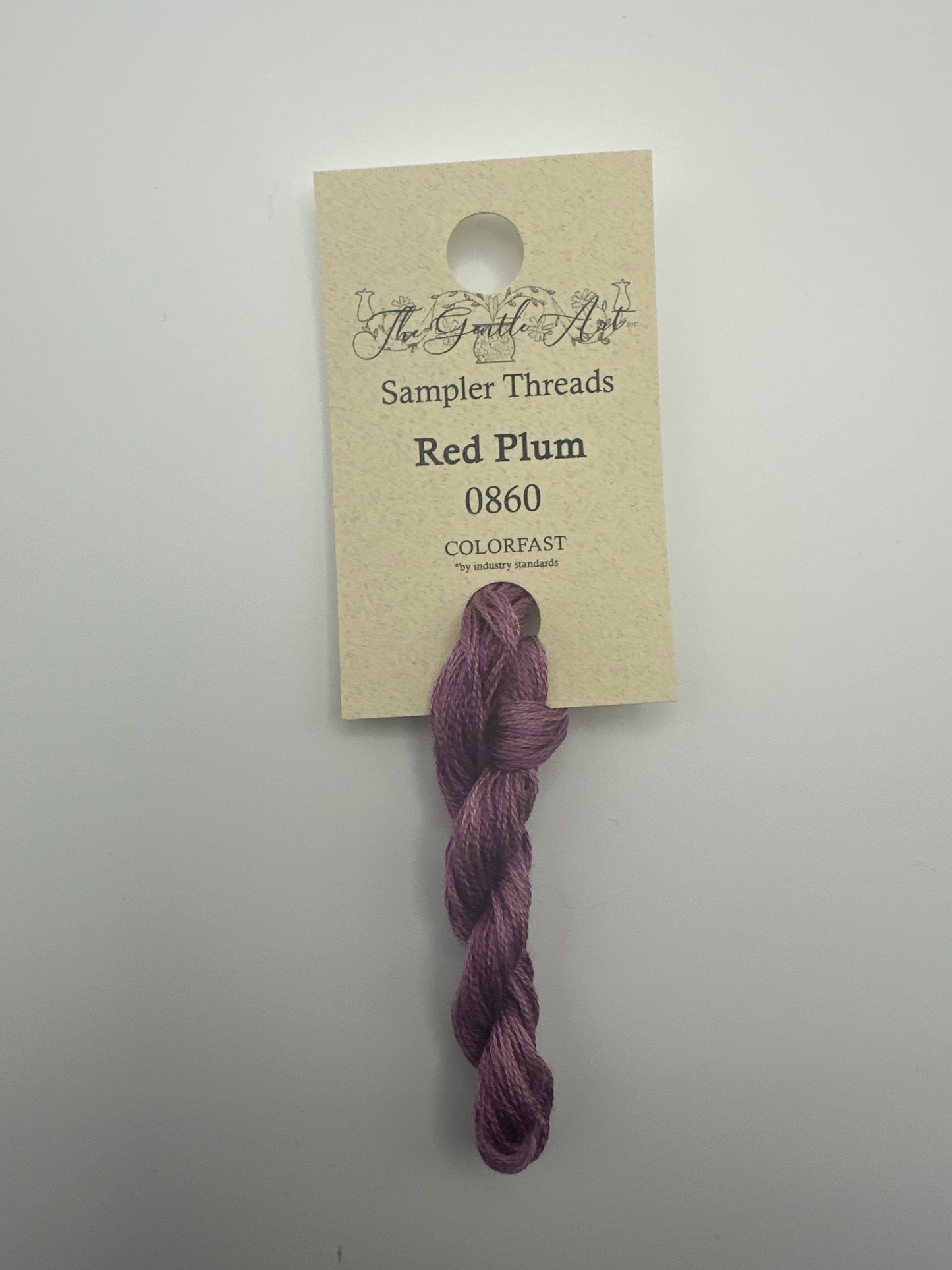 The Gentle Art Sampler Threads Red Plum