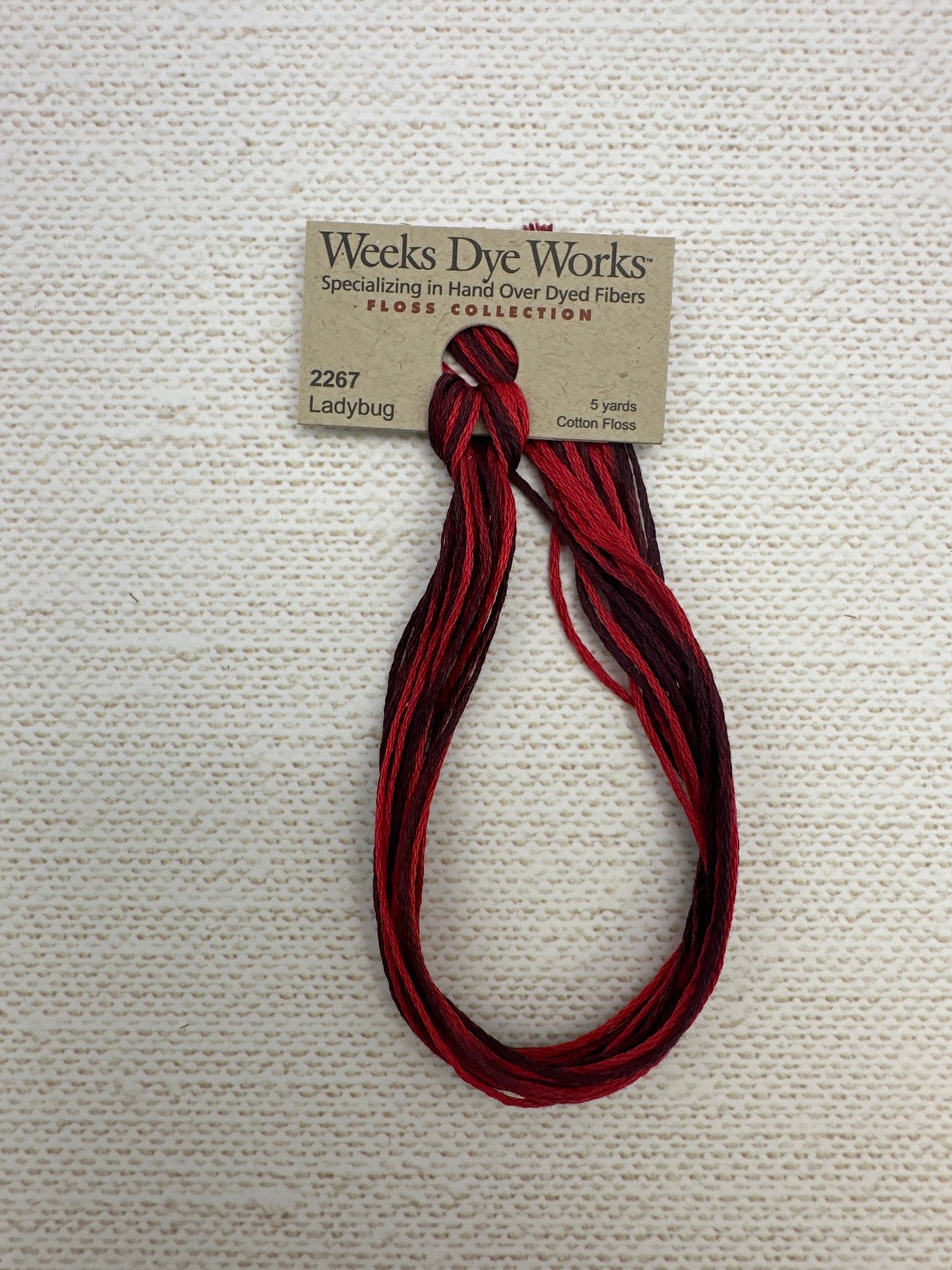 Weeks Dye Works Floss Ladybug