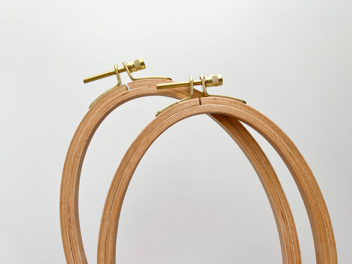 5"x8" Oval Beechwood Hoop