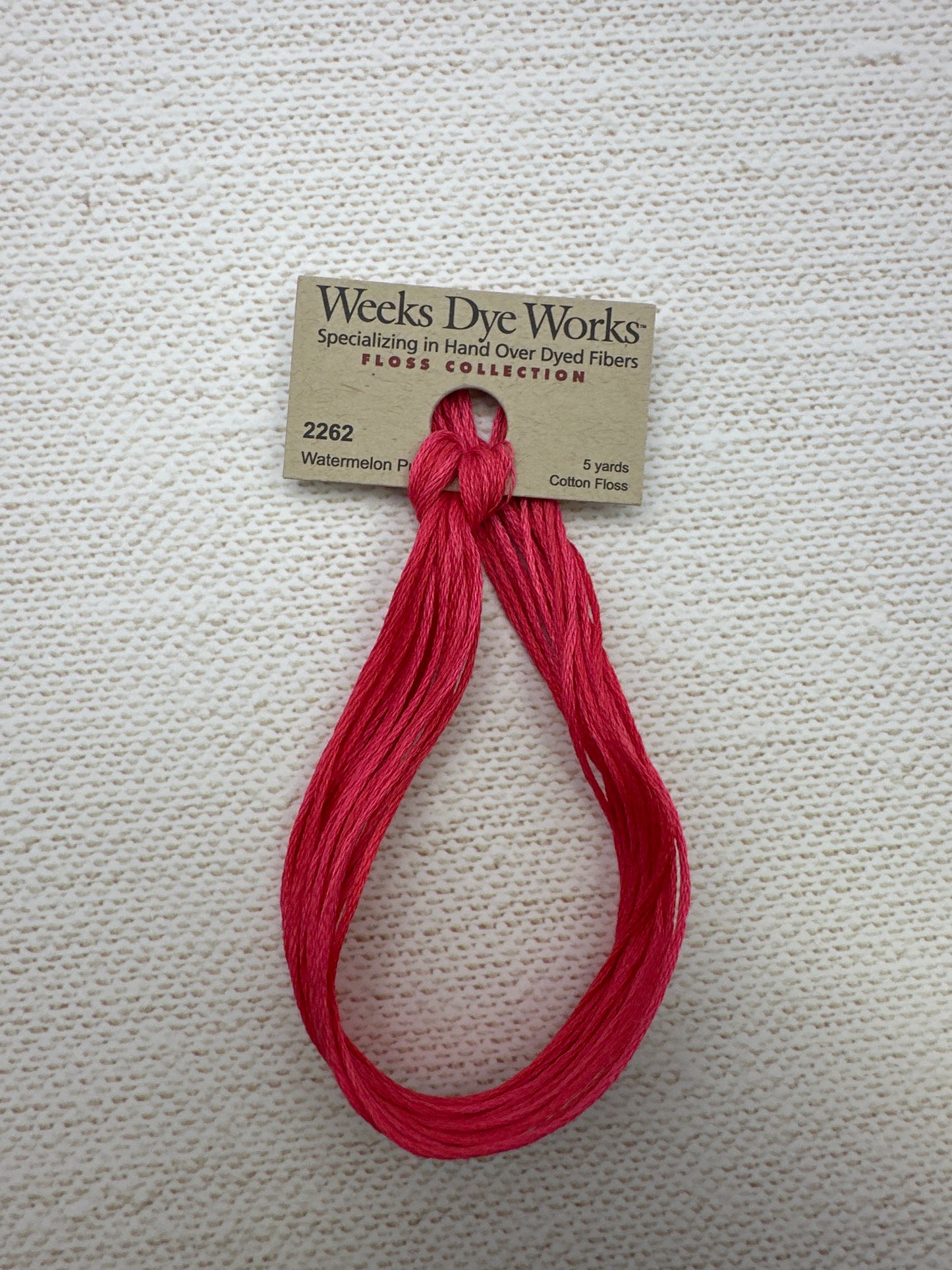 Weeks Dye Works Floss Watermelon Punch
