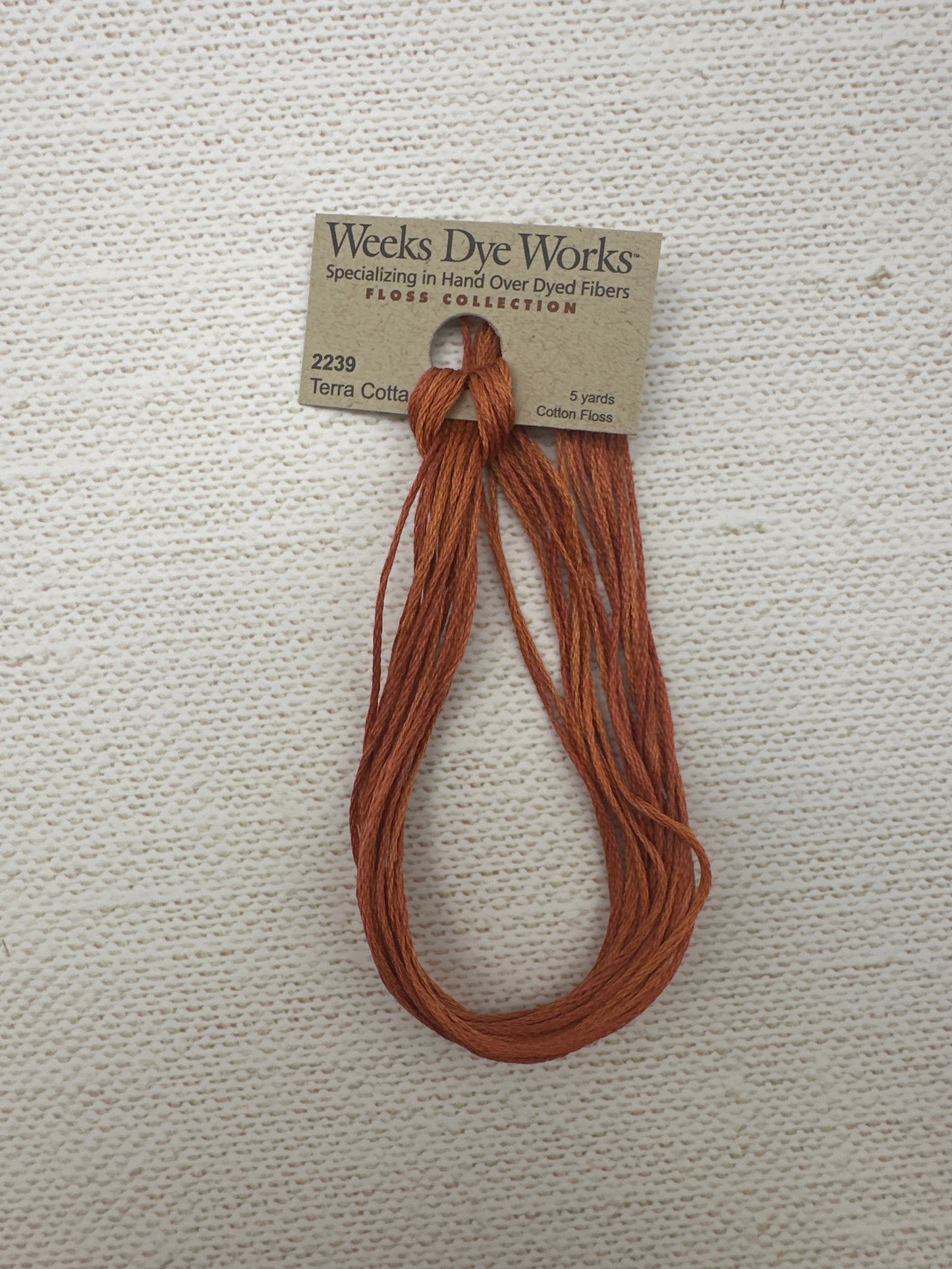 Weeks Dye Works Floss Terra Cotta