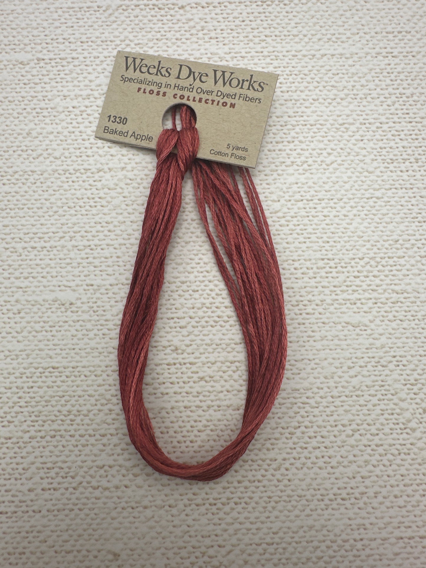 Weeks Dye Works Floss Baked Apple