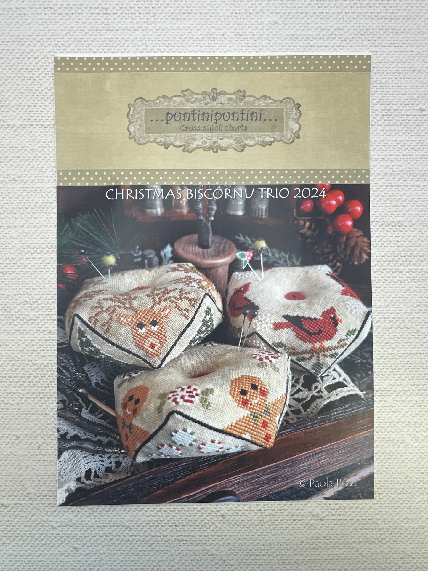 Christmas Biscornu Trio 2024