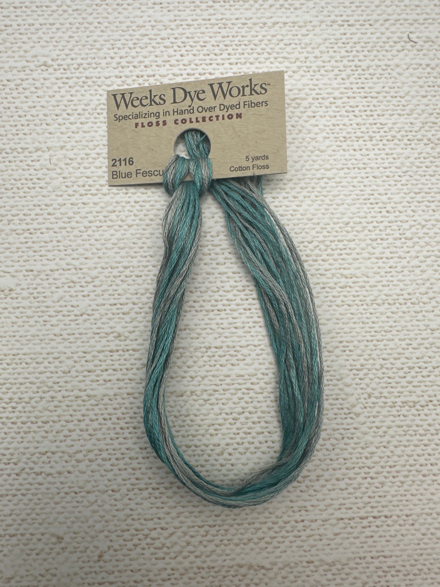 Weeks Dye Works Floss Blue Fescue