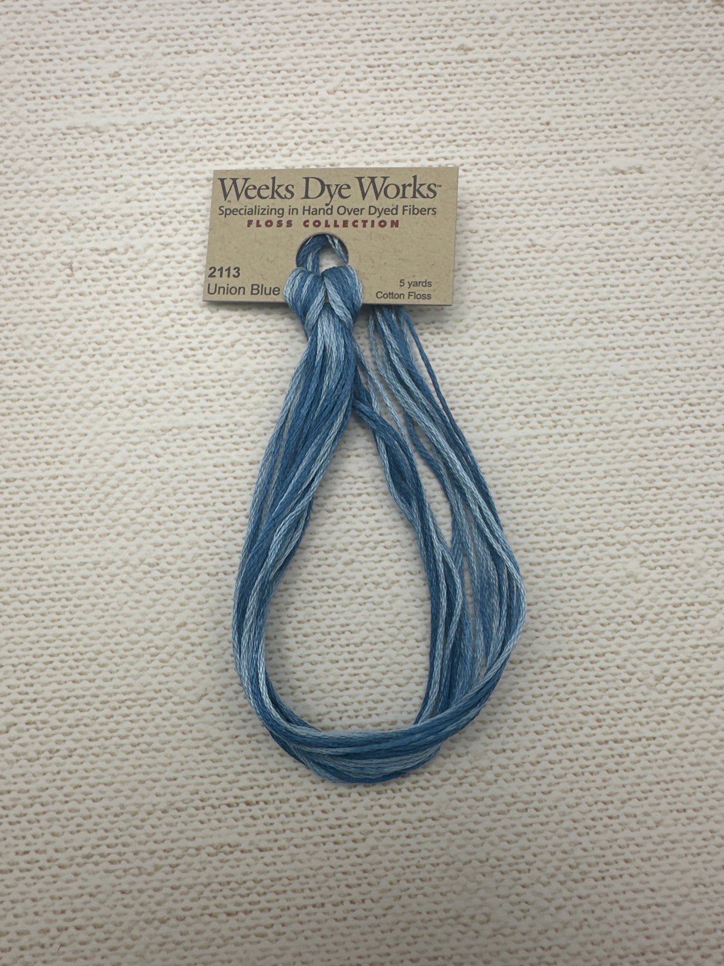 Weeks Dye Works Floss Union Blue