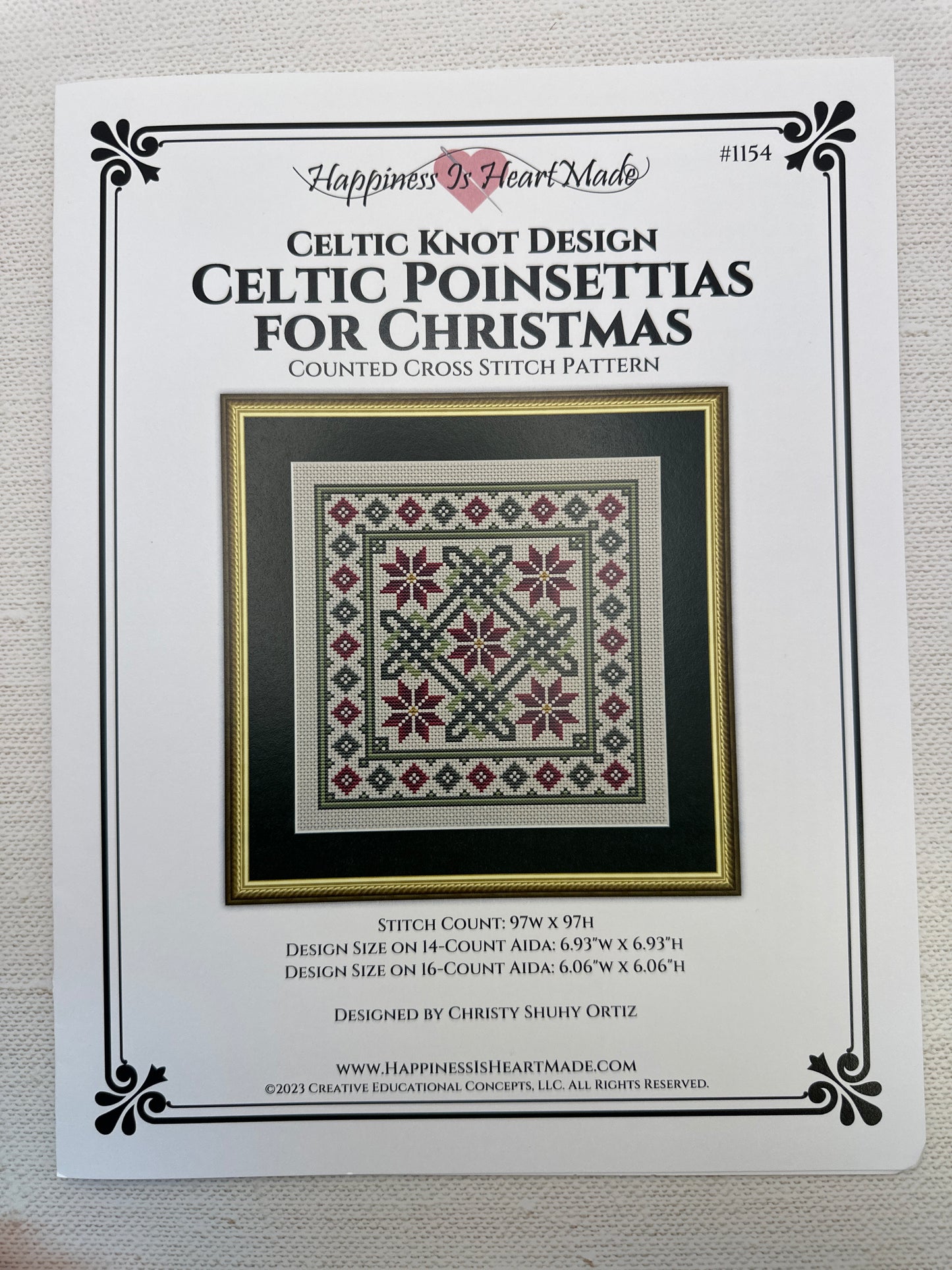 Celtic Poinsettias for Christmas