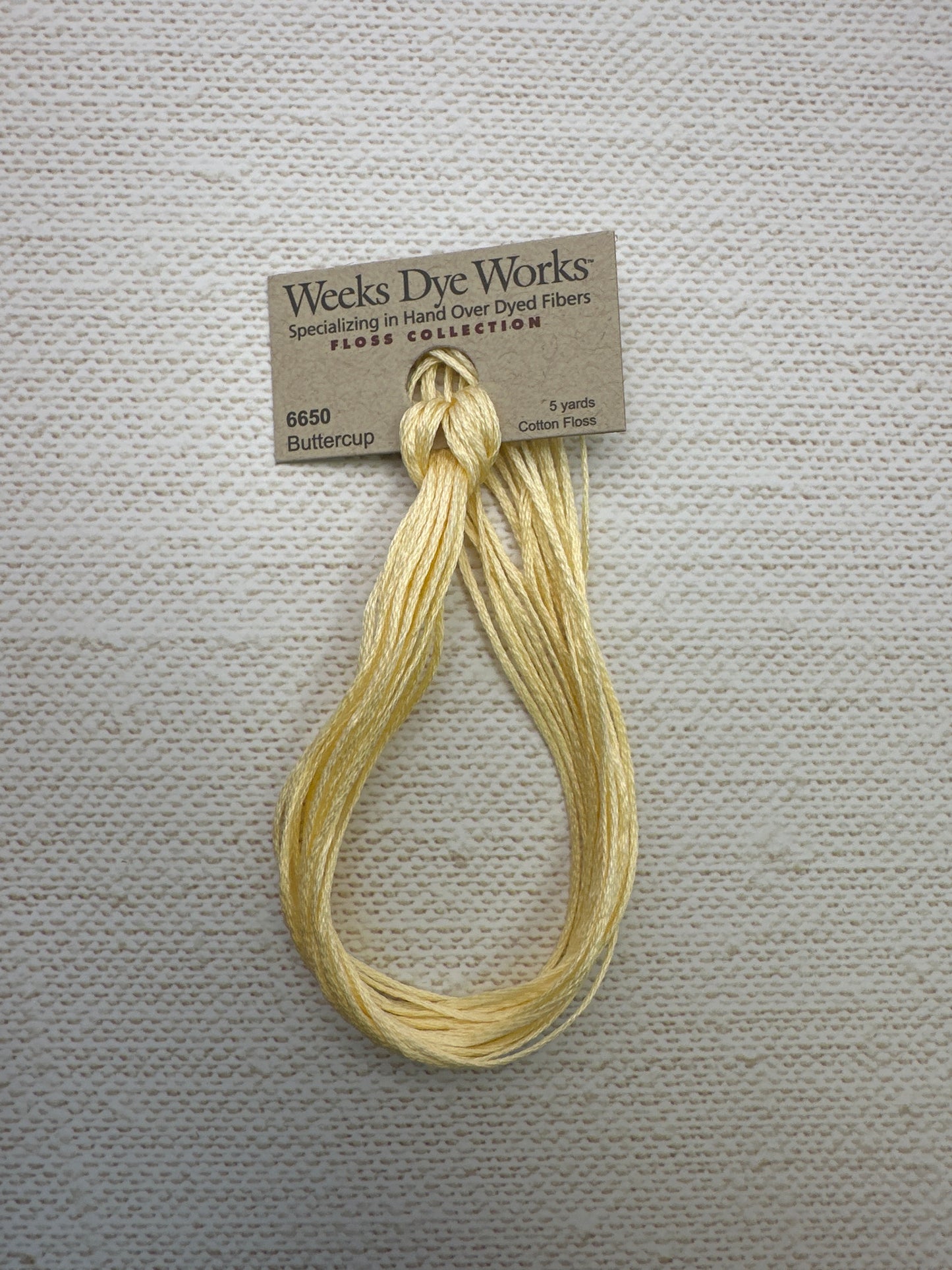Weeks Dye Works Floss Buttercup
