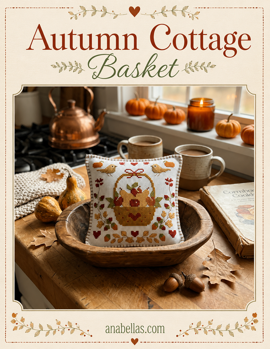 Autumn Cottage Basket - Anabella's