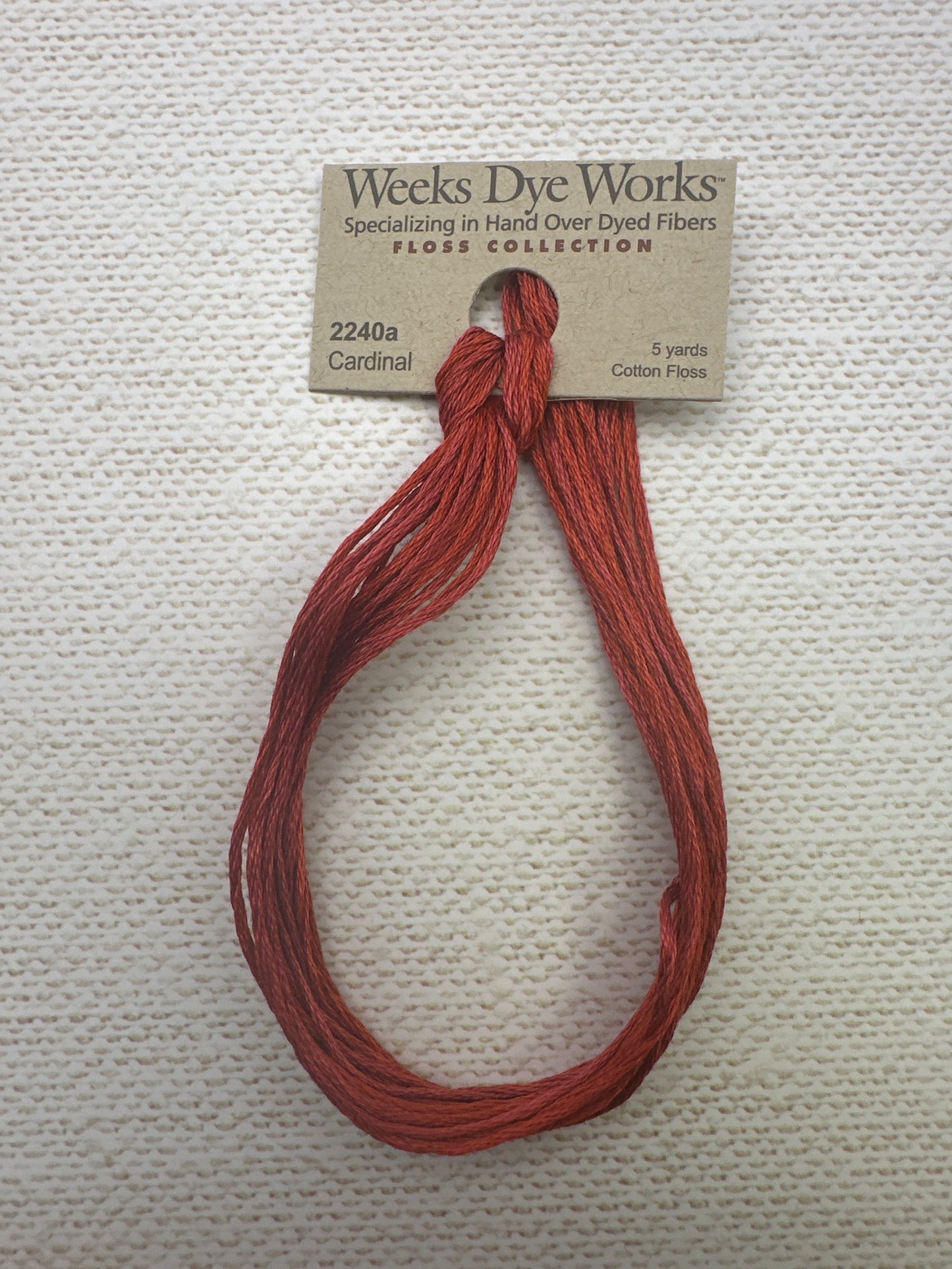 Weeks Dye Works Floss Cardinal