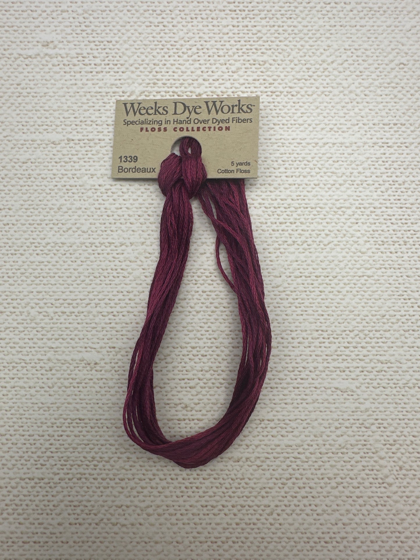 Weeks Dye Works Floss Bordeaux