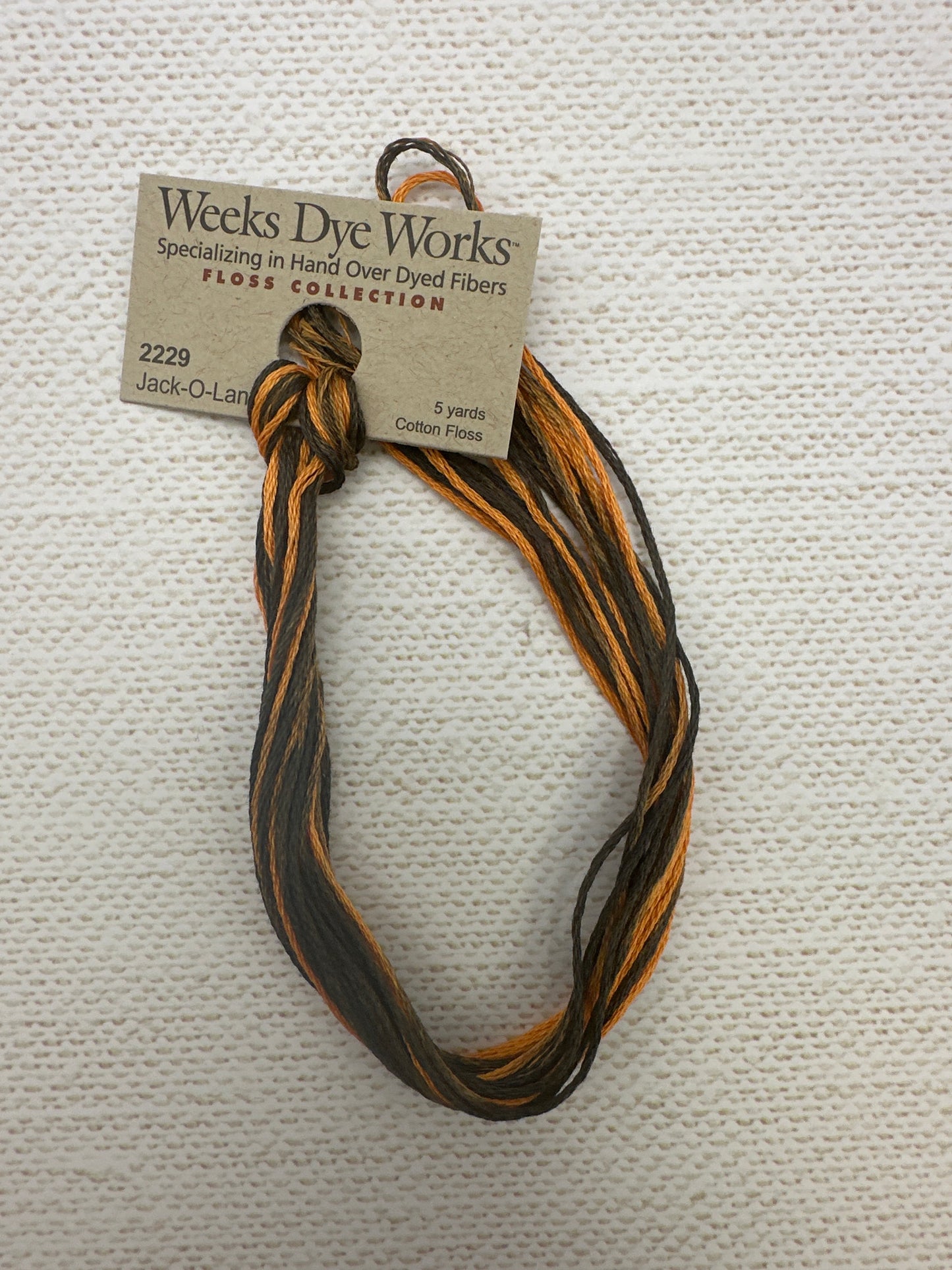 Weeks Dye Works Floss Jack-o-Lantern