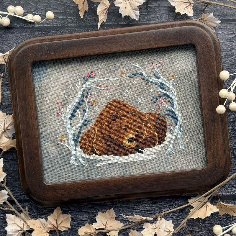 Bear in the Den - The Stitch Crypt