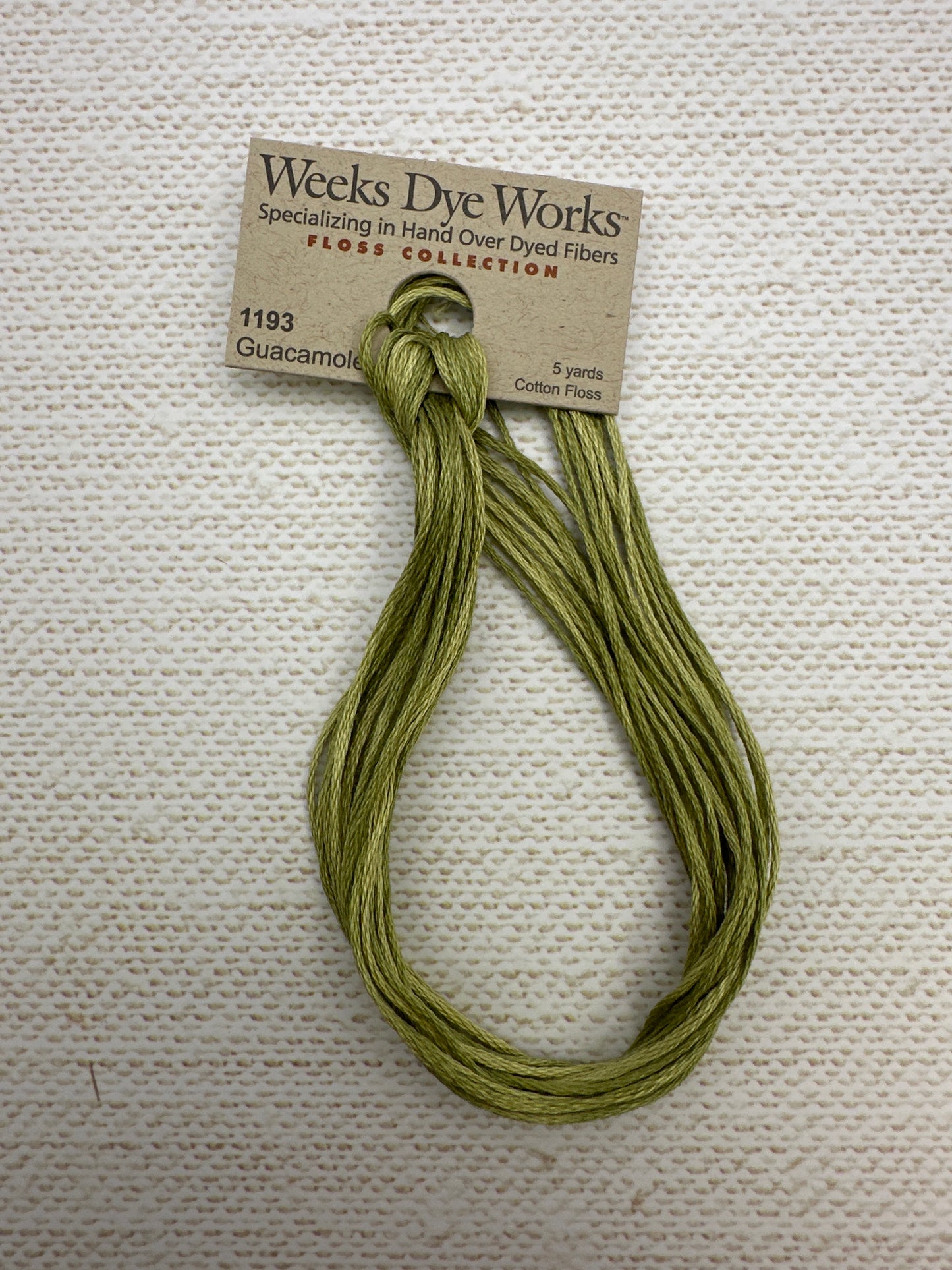 Weeks Dye Works Floss Guacamole