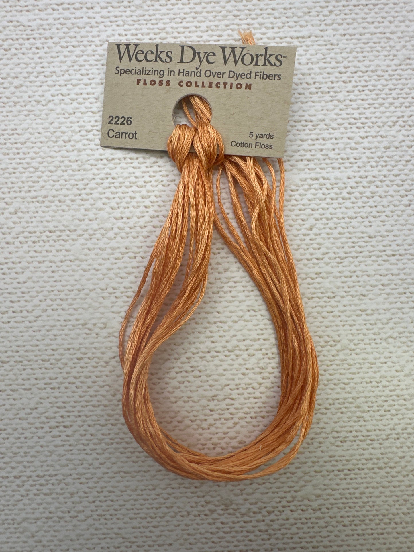 Weeks Dye Works Floss Carrot