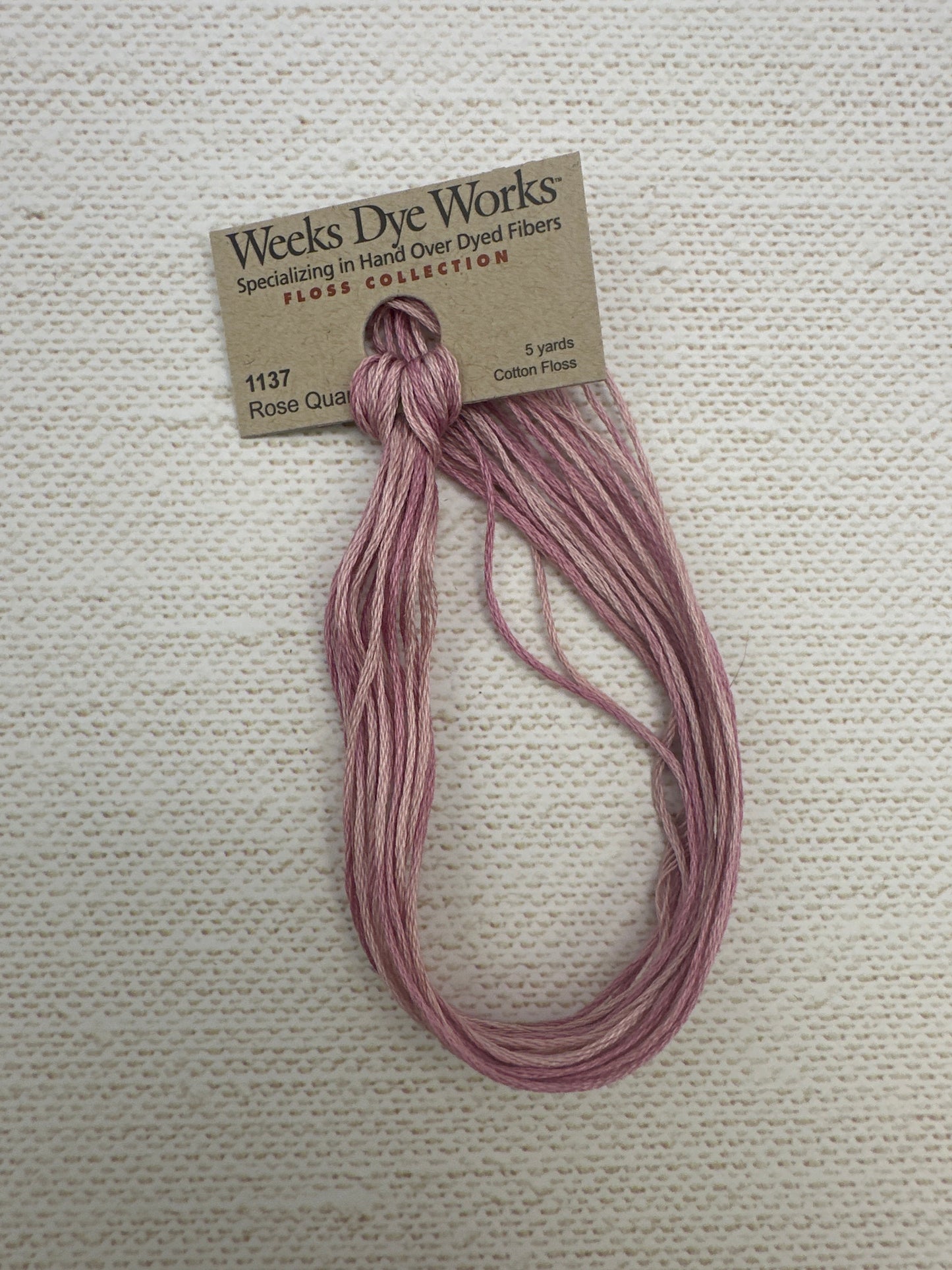 Weeks Dye Works Floss Rose Quartz