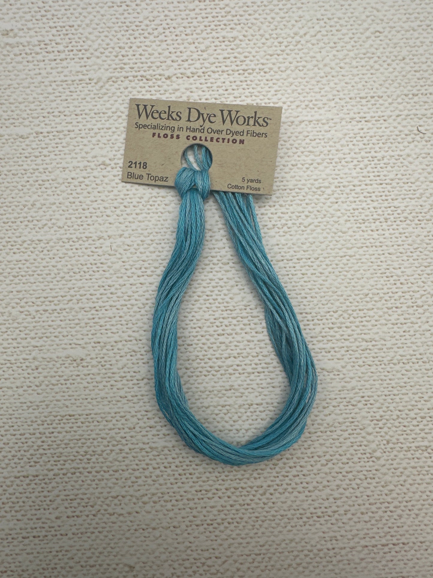 Weeks Dye Works Floss Blue Topaz