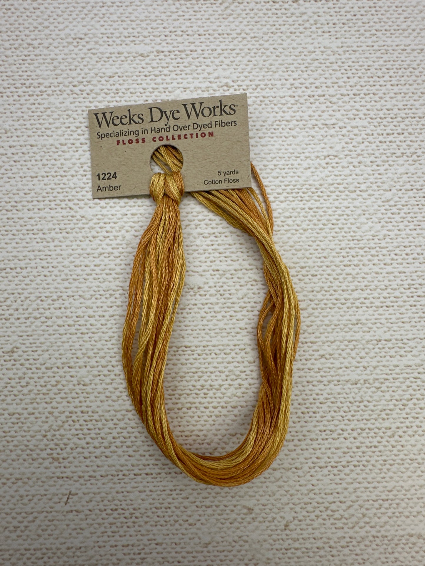 Weeks Dye Works Floss Amber