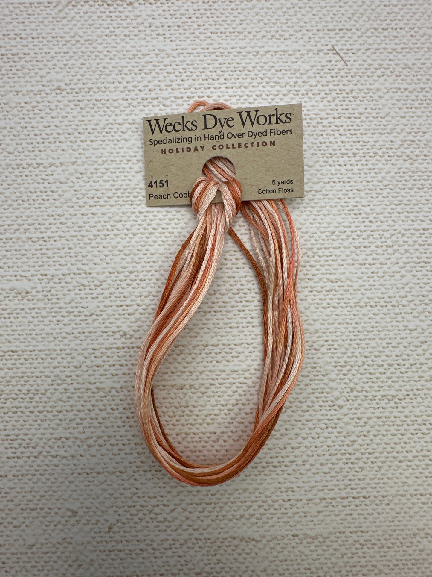 Weeks Dye Works Floss Peach Cobbler