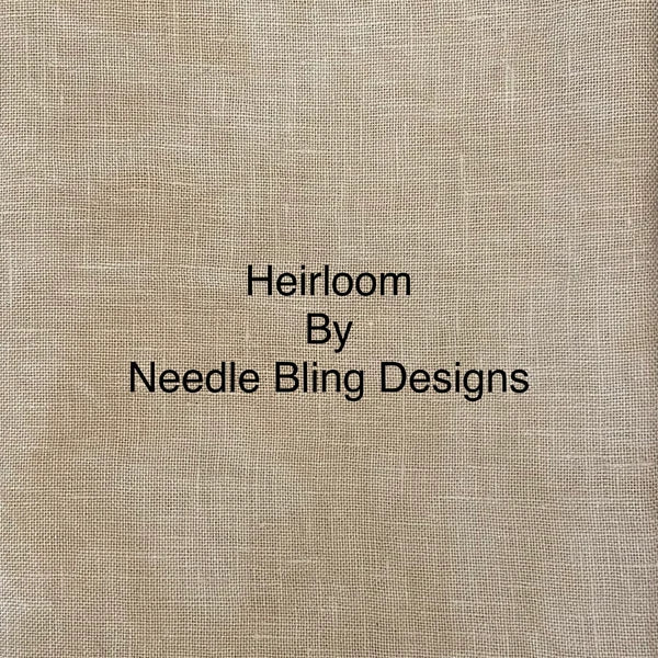 40ct Linen - Heirloom - Needle Bling Designs