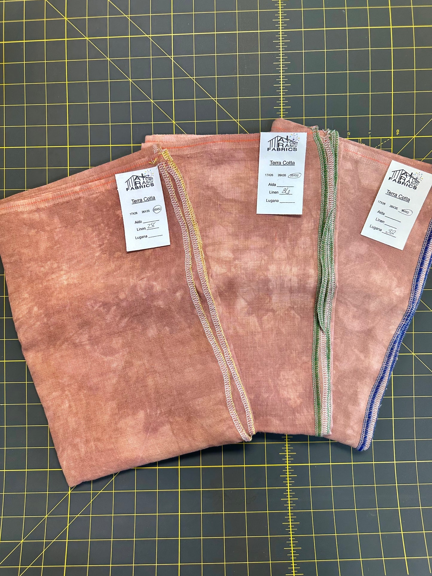 36ct Linen - Terra Cotta - Atomic Ranch