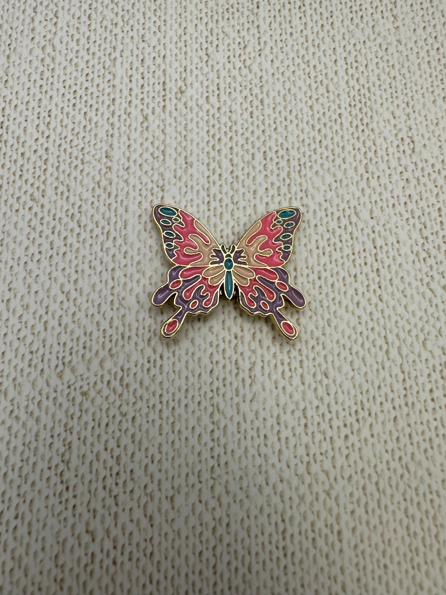 Pink Butterfly Needle Minder