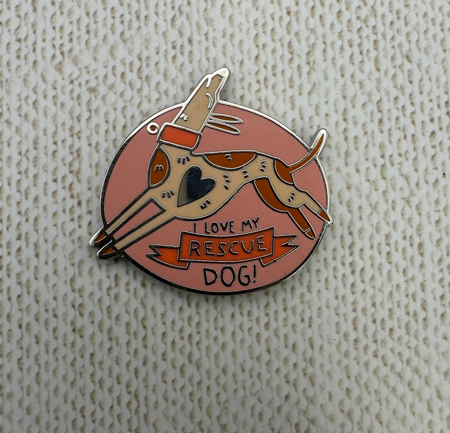 I Love My Rescue Dog Needle Minder