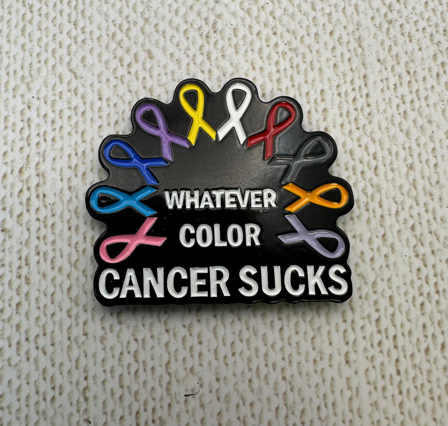 Whatever Color Cancer Sucks Needle Minder