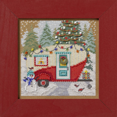 Christmas Camper 2024 Mill Hill Winter Bead & Button Kit