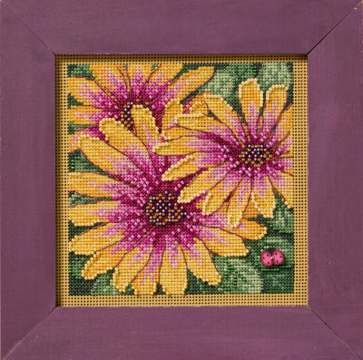 African Daisies 2025 Mill Hill Autumn Bead & Button Kit