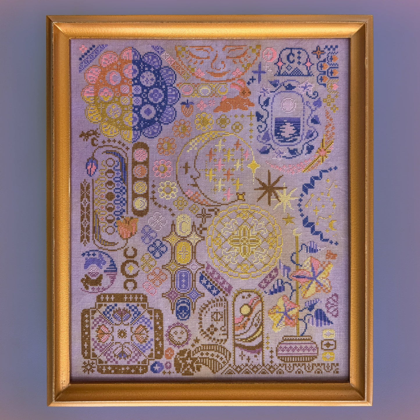 Moon Sampler - JedXStitch