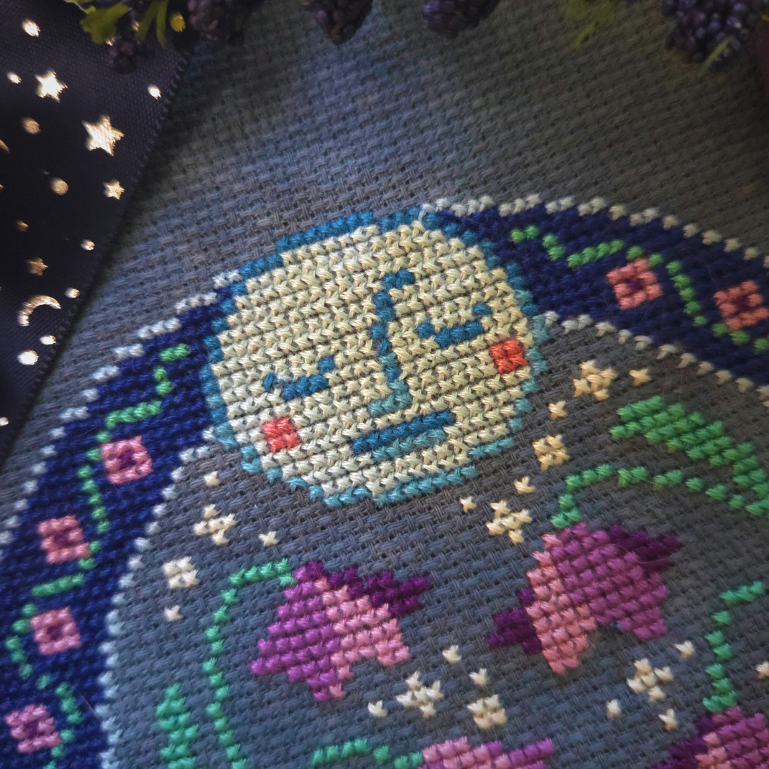 Night Blooms - BAD Stitch Cross Stitch
