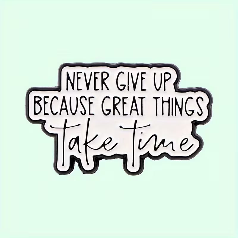 Never Give Up Needle Minder
