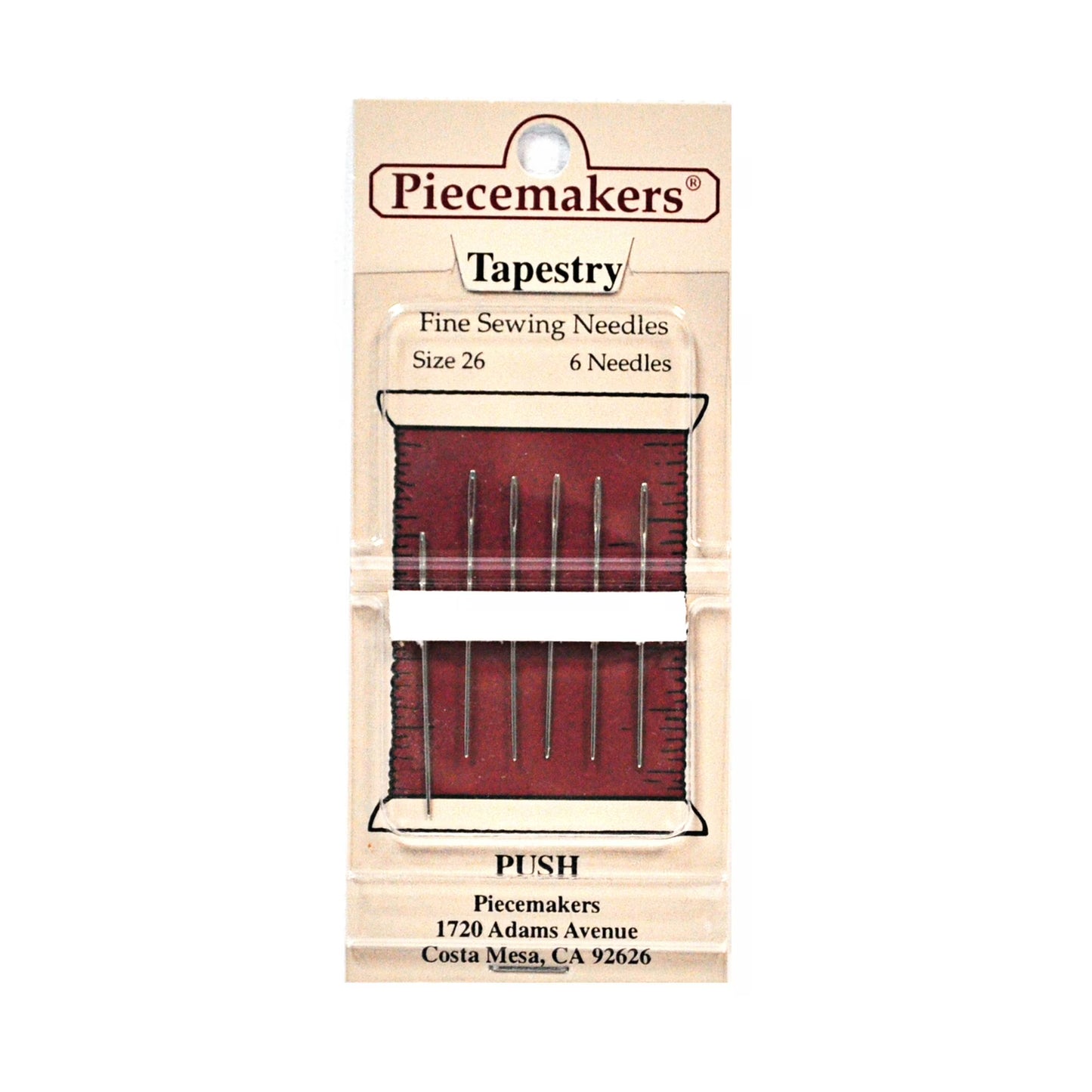 Piecemaker Size 26 Tapestry Needle, pack of 6