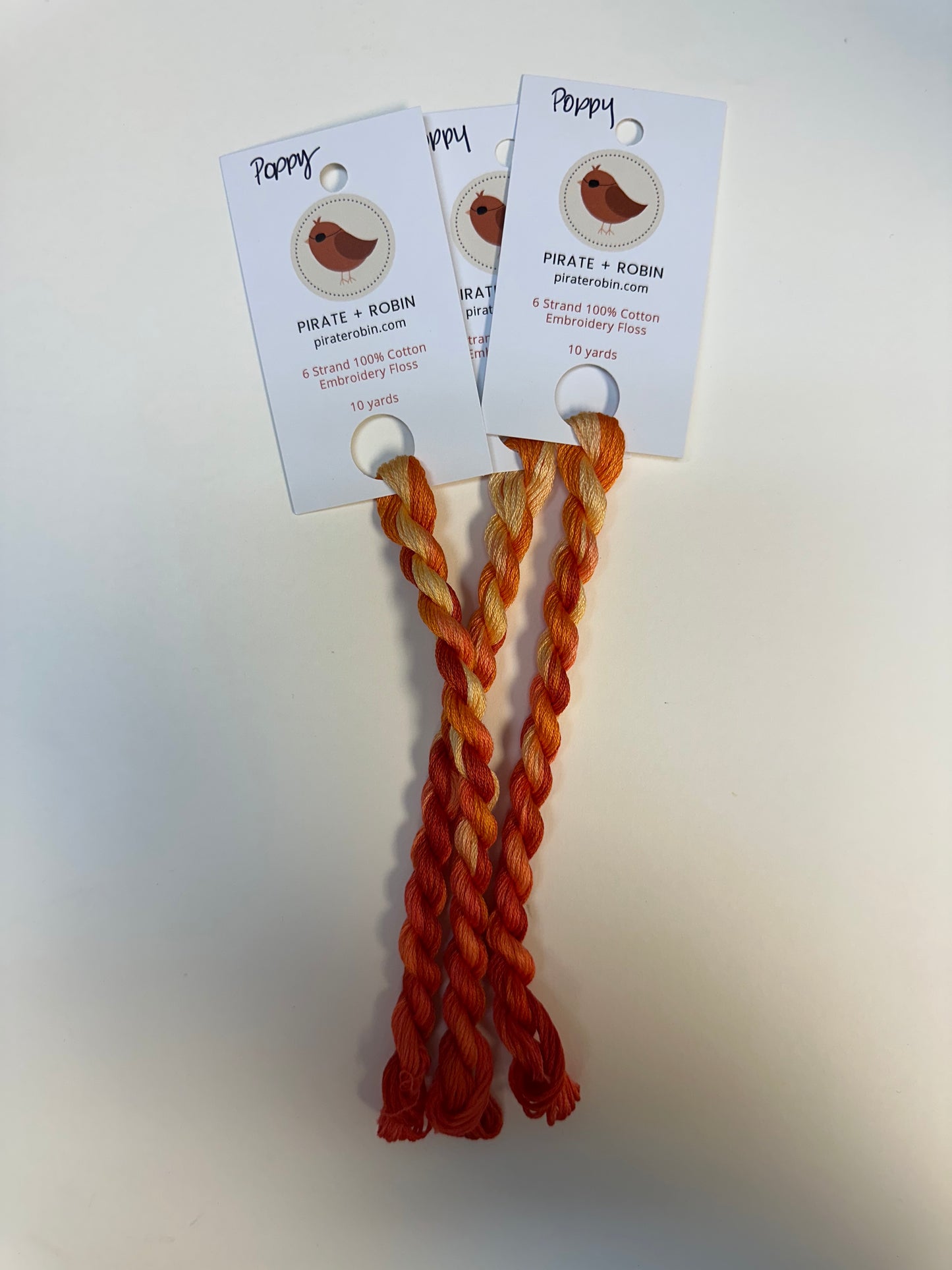 Poppy - Pirate + Robin 6 Strand Embroidery Floss
