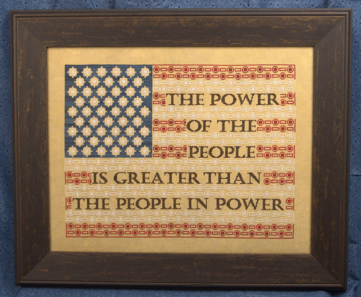 The Power of the People - Wildflower Stitching