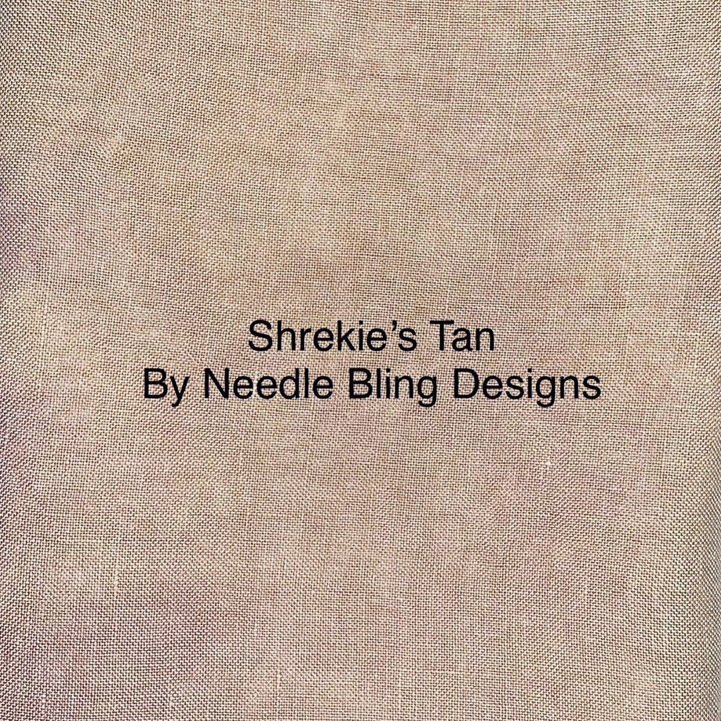 36ct Linen - Shrekie's Tan - Needle Bling Designs