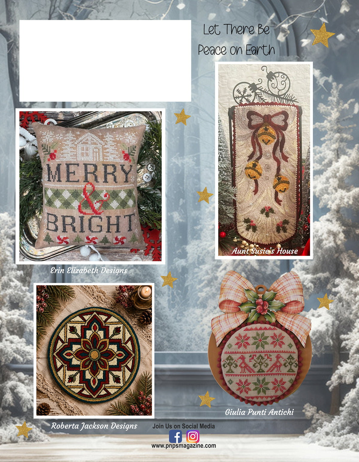 **PRE-ORDER** Punch Needle & Primitive Stitcher Magazine Christmas - Winter 2026 Addition