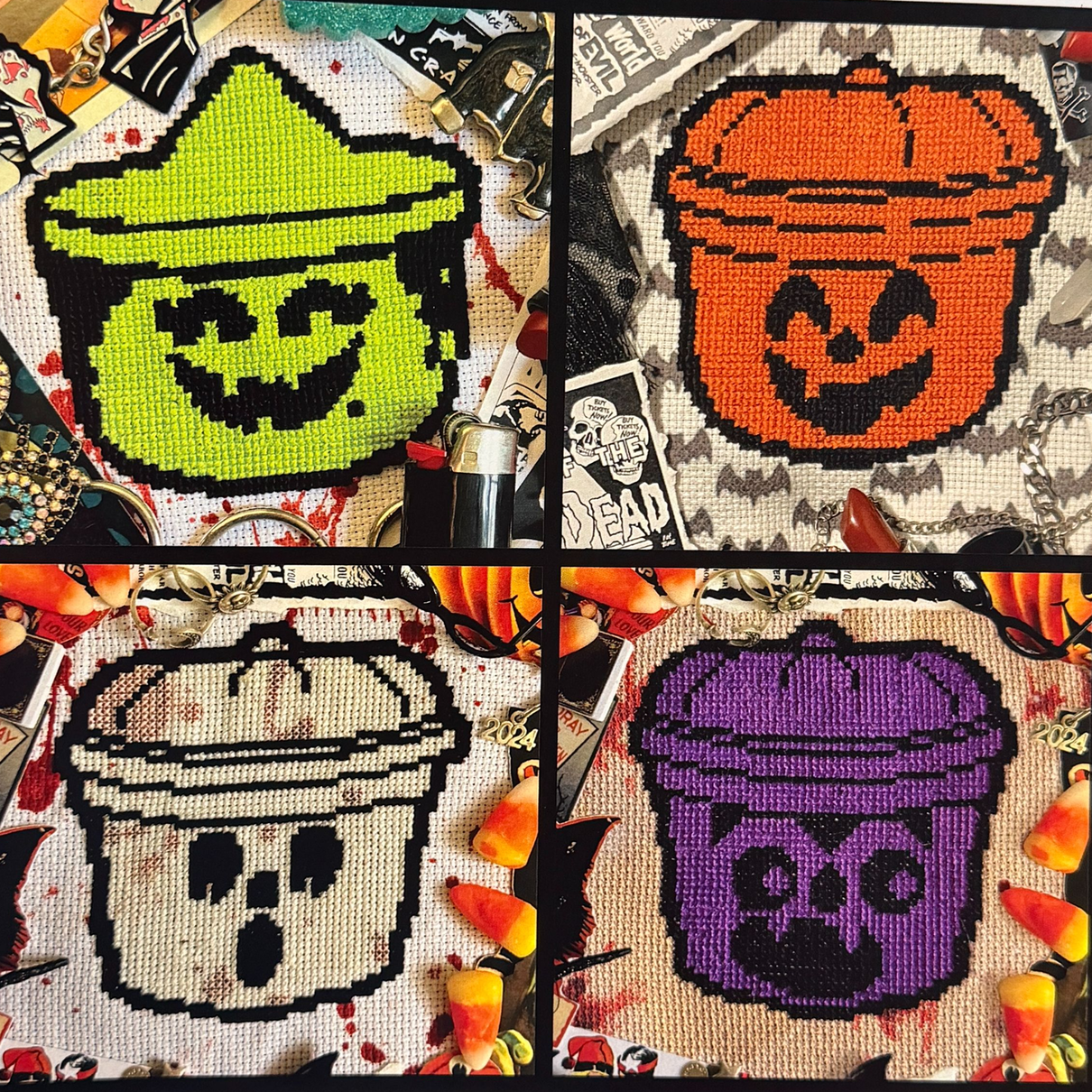 Boo Bucket Collection - Spooky Stitchin