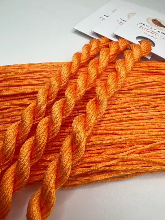 Cantaloupe - Pirate + Robin 6 Strand Embroidery Floss