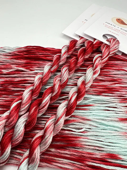 Cherry Mint - Pirate + Robin 6 Strand Embroidery Floss