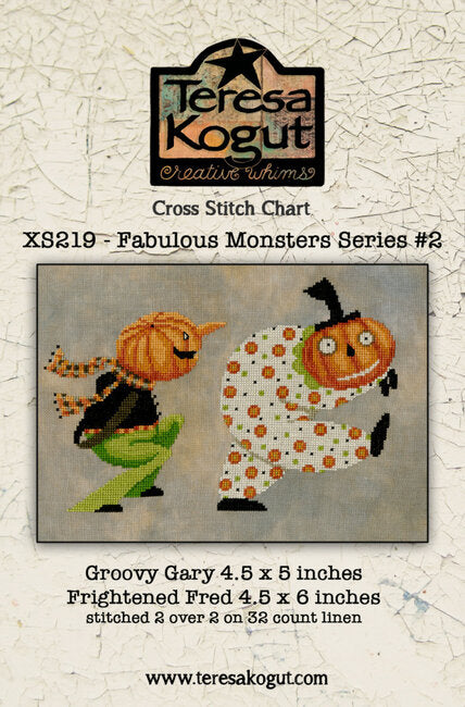 Fabulous Monsters #2 Groovy Gary & Frightened Fred - Teresa Kogut