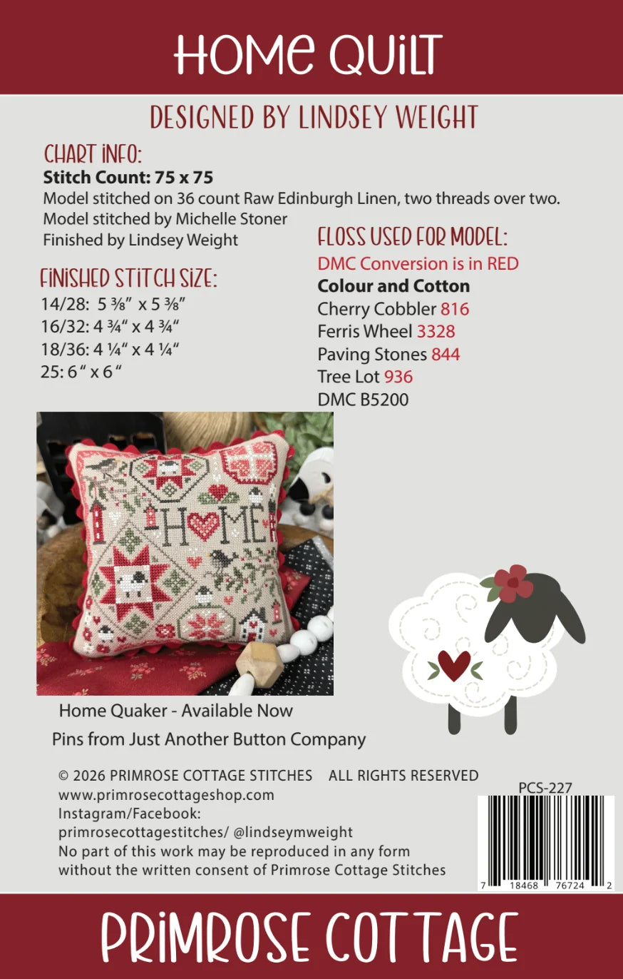 Home Quilt - Primrose Cottage