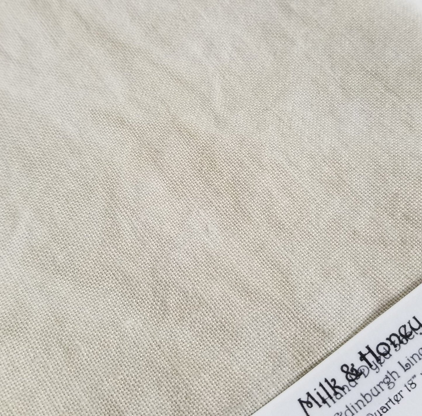 36ct Newcastle Linen - Milk & Honey - Fiber on a Whim