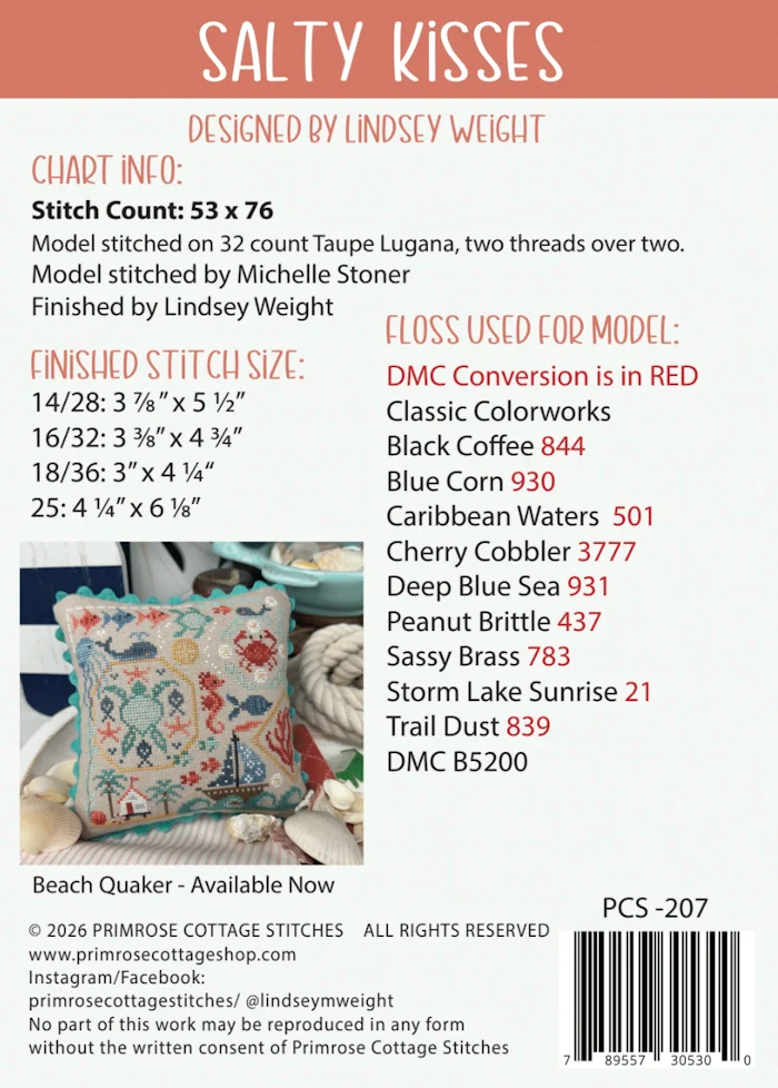 Salty Kisses - Primrose Cottage