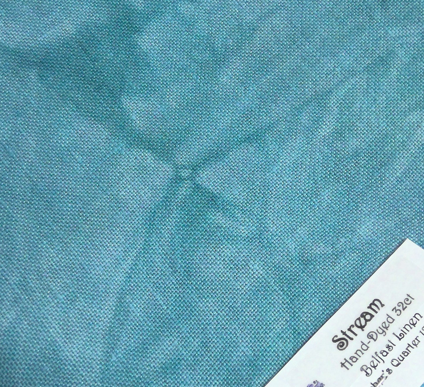 28ct Lugana - Stream - Fiber on a Whim