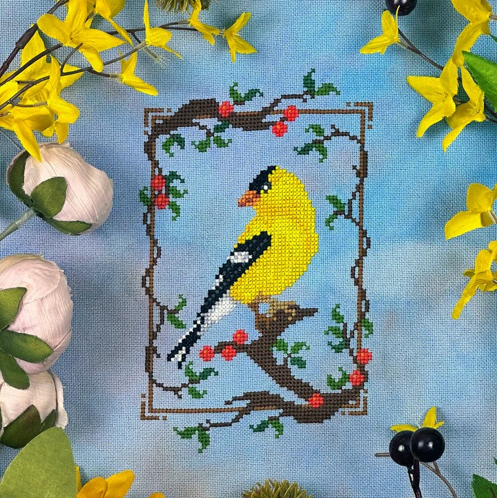 Summer Goldfinch - The Stitch Crypt