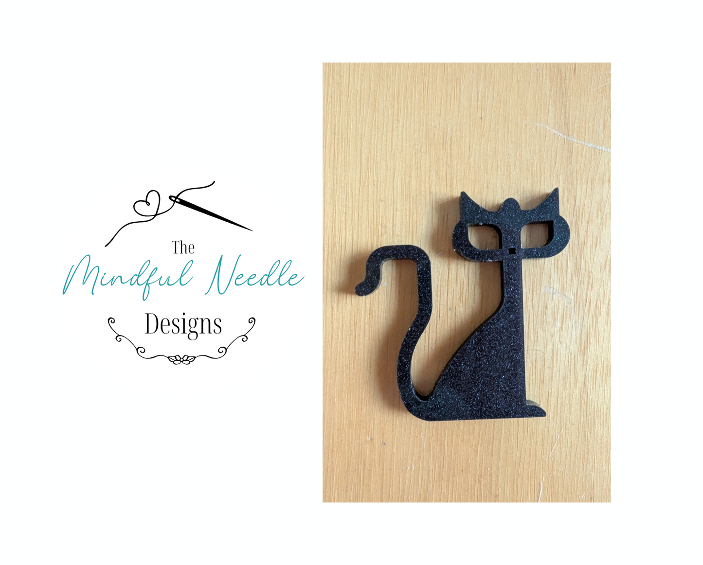 Black Cat Needle Minder - Mindful Needle Designs